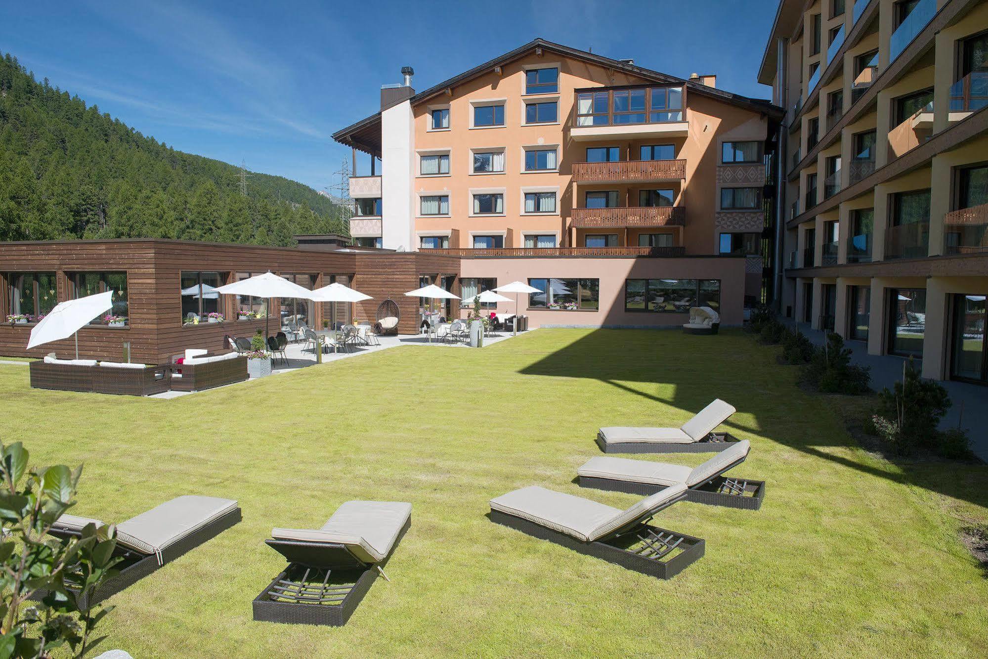 Hotel Palue Pontresina Exterior photo